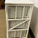 Vintage rattan storage unit, 3 drawers