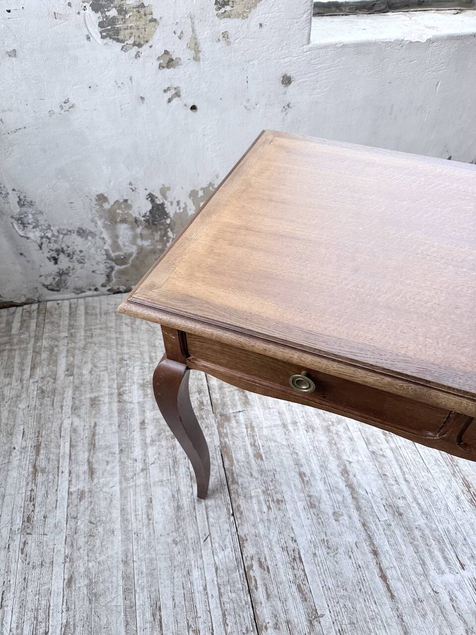 Console bureau en chêne 1960
