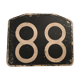 Old Bakelite No. 88 bus line plate.