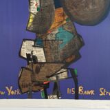 Maurice Esteve "Bank Street" Atelier Mourlot Ltd New York, 1967. Original exhibition poster