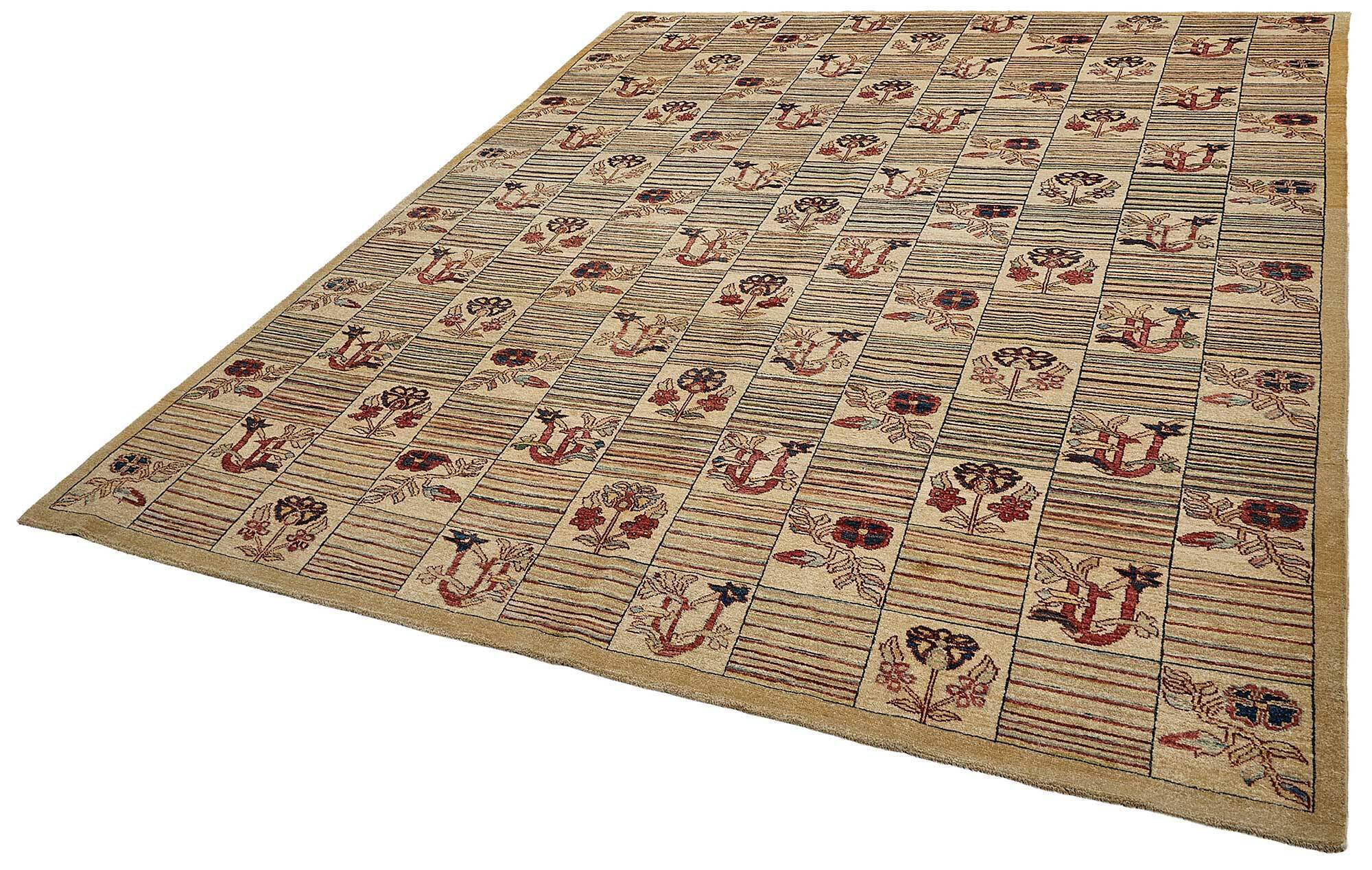Turkish Handknotted Wool Oushak Rug 267 cm x 353 cm