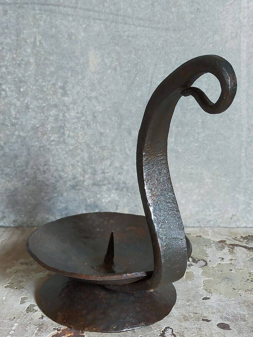 Brutalist candle holder from the 50s