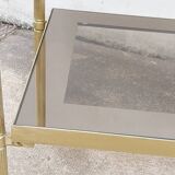 Gilded brass side table