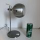 1960s vintage table lamp eyeball brushed steel Aluminor - 34 cm