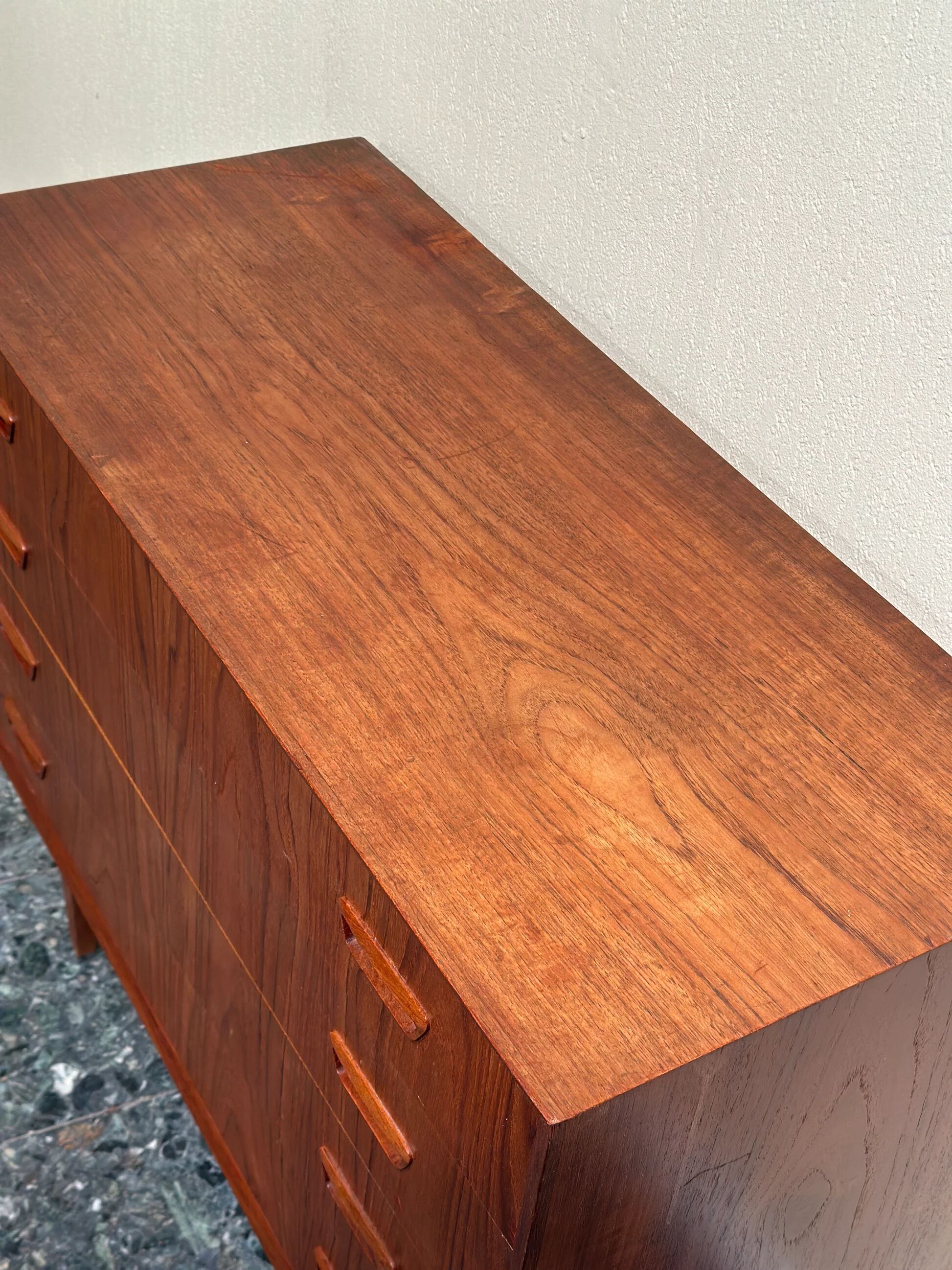 Midcentury teak chest of drawers