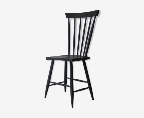 Vintage Danish chair with high back