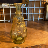 Green carafe with gilding