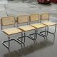 Set of 4 chairs Cesca B32 designed by Marcel Breuer design made in Italy