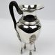 Empire-style tea and coffee service with ram's head spout - silver-plated, 5 pieces