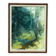 Original Mid Century Swedish Oil on Canva"Forest Brows" by Inga Öfjäll