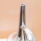 XL Vintage Ceramic Vase in Chrome Glaze (Silver) – SSF Italia, Space Age 1970s