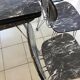 Ensemble table et 4 chaises Formica effet marbre