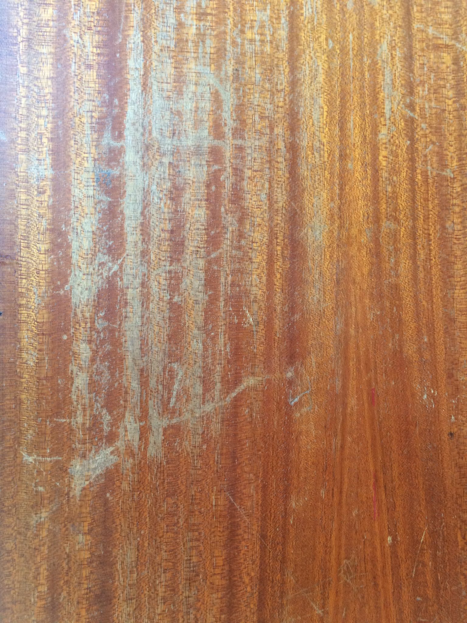 Service in wood and metal, vintage