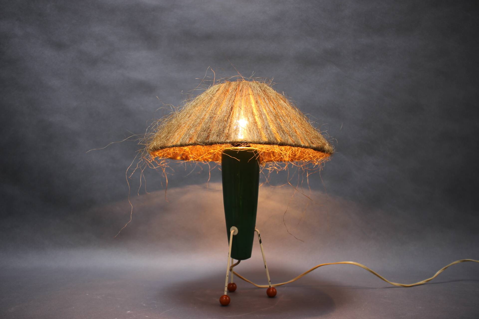 Lampe de table du milieu du siècle, Tchécoslovaquie, années 1950