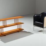 Mid-Century three tier wooden shelving unit