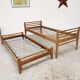 Pair of vintage beds Marcel Gascoin 1950