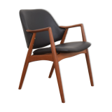Swedish Teak Armchair by Alf Svensson for Dux