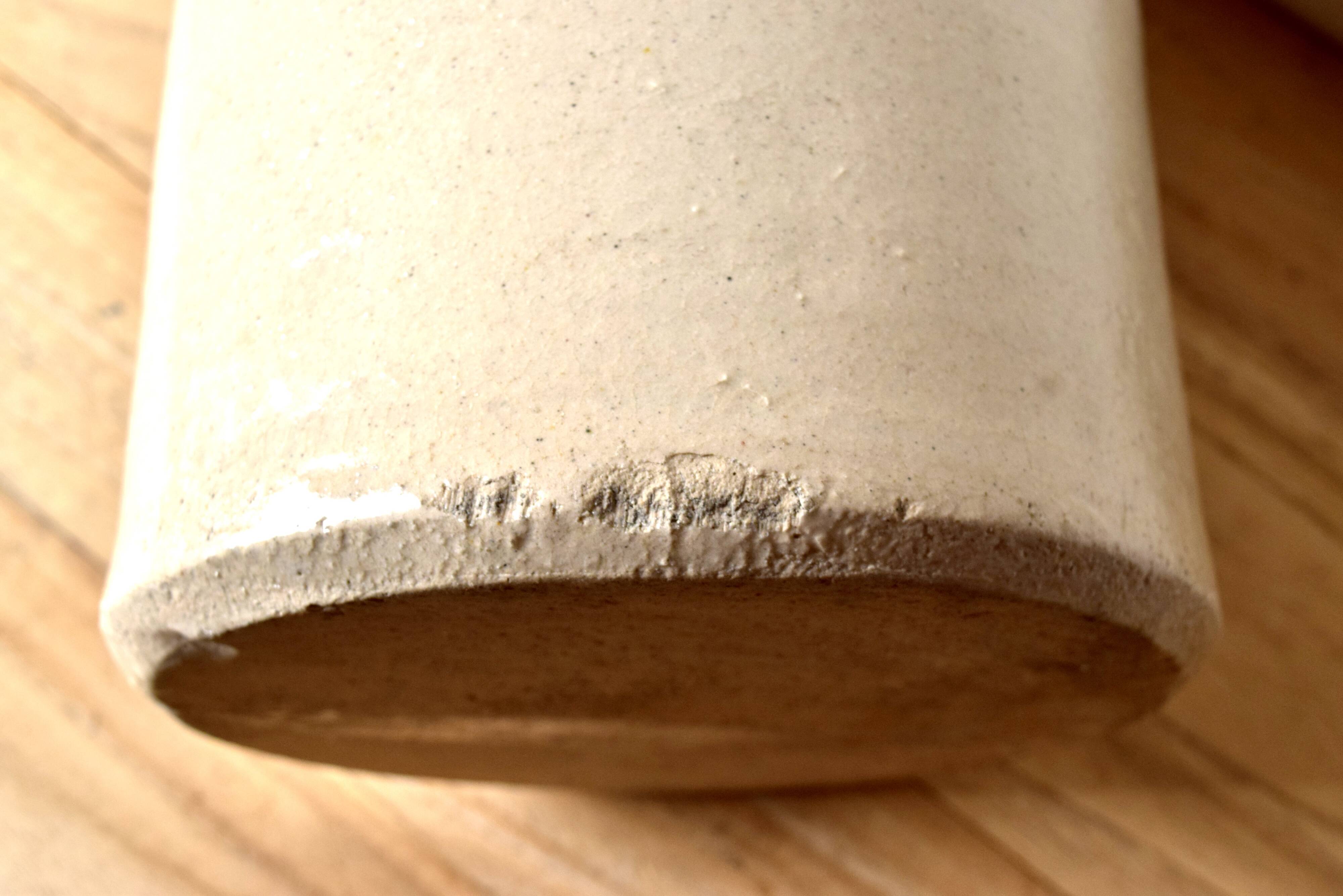 Antique British glazed stoneware rum jar SRD - Normandy - 1940s.