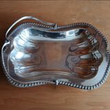 Panier en métal argenté