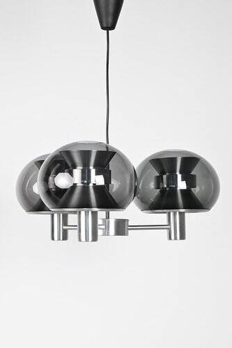 Space Age Pendant Light in Metal