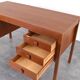 Mid-Century Danish Teak Desk from Domino Møbler, 1960s.