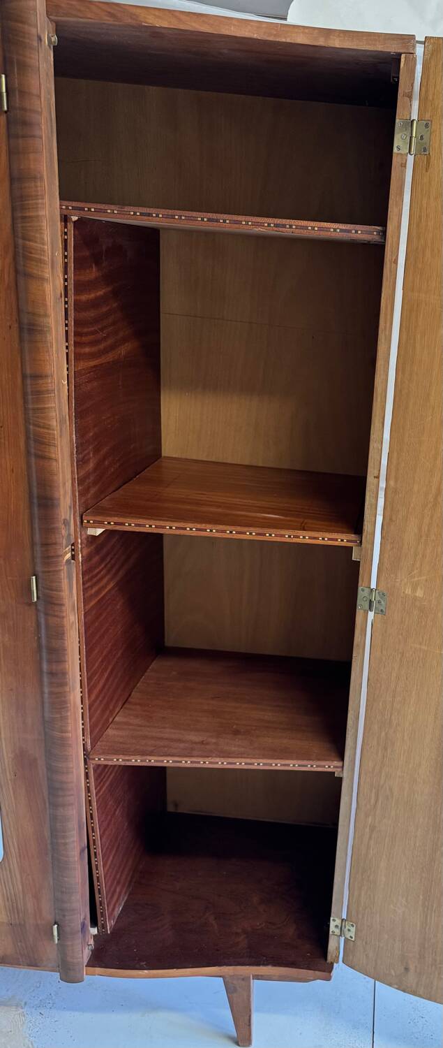 Vintage wardrobe with compass feet