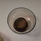 3 etched smoked glass bowls – Art Deco style – France, 1950s