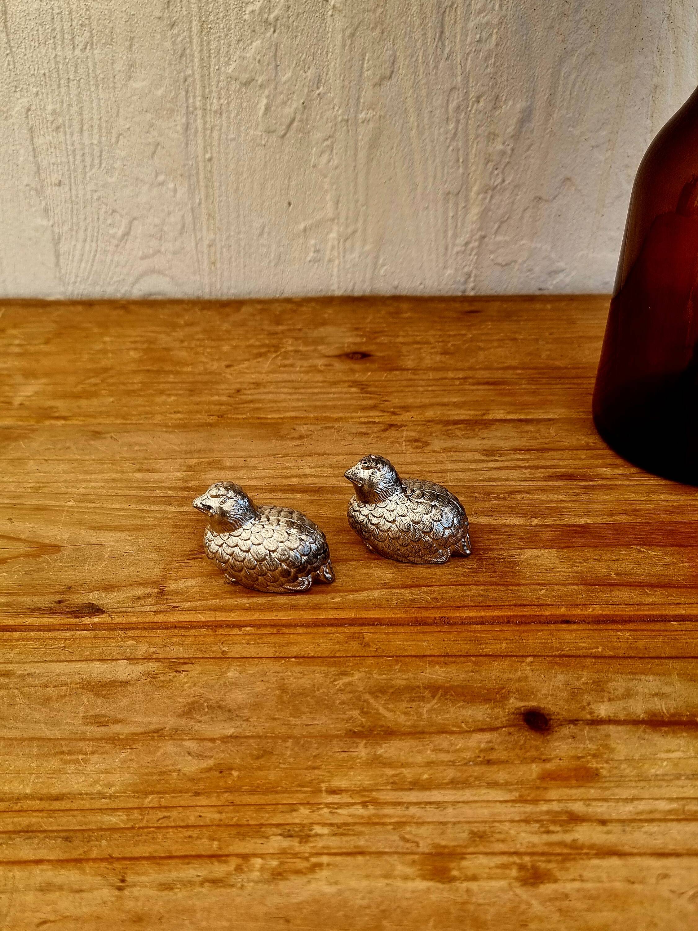 Vintage Bird Salt and Pepper Shakers
