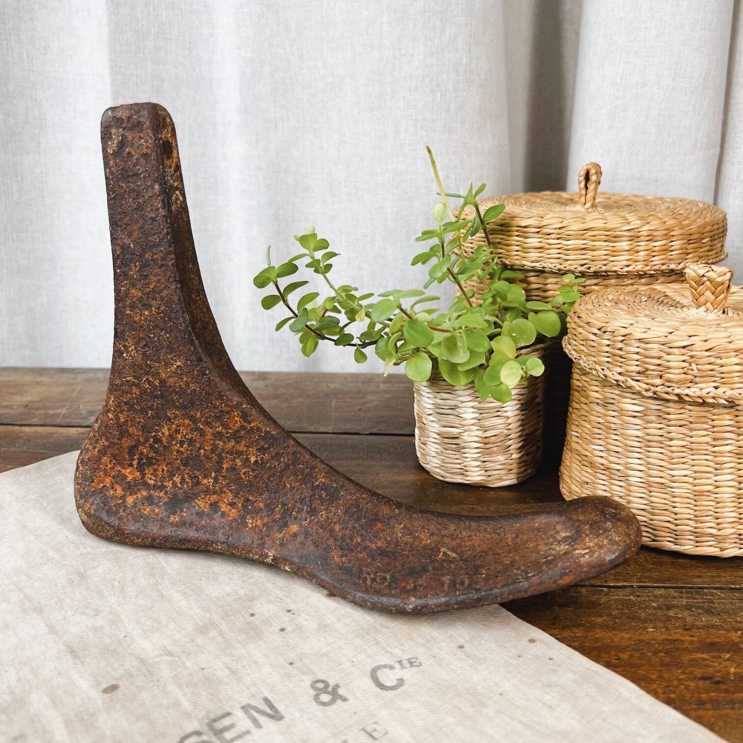Pied de cordonnier vintage