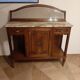 Sideboard - 1920 - art deco - 1 door - 2 drawers - gray marble top