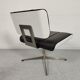 Paire de fauteuils cuir design années 90