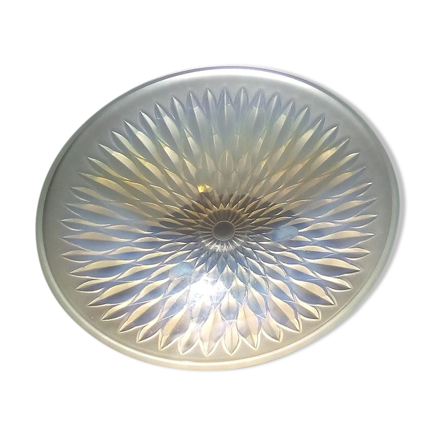 Dalhia opalescent glass cut