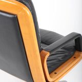 Leather office chair by Eugen Schmidt