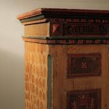 Armoire bavaroise peinte en pin massif – XVIIIᵉ siècle