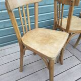 Série de 4 chaises bistrot Baumann