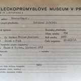 Original photo of furniture / dining chairs by Herman Miller, 1953