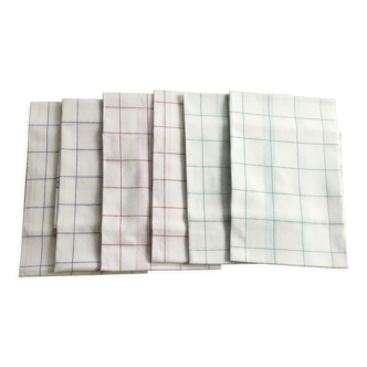 6 new tea towels, special glasses