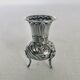 Vase tripode soliflore en argent