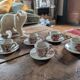 Saint-Amand Camélia, mid-20th century – 5 hand-painted cups