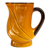 Carafe Pot Laval France Turban yellow