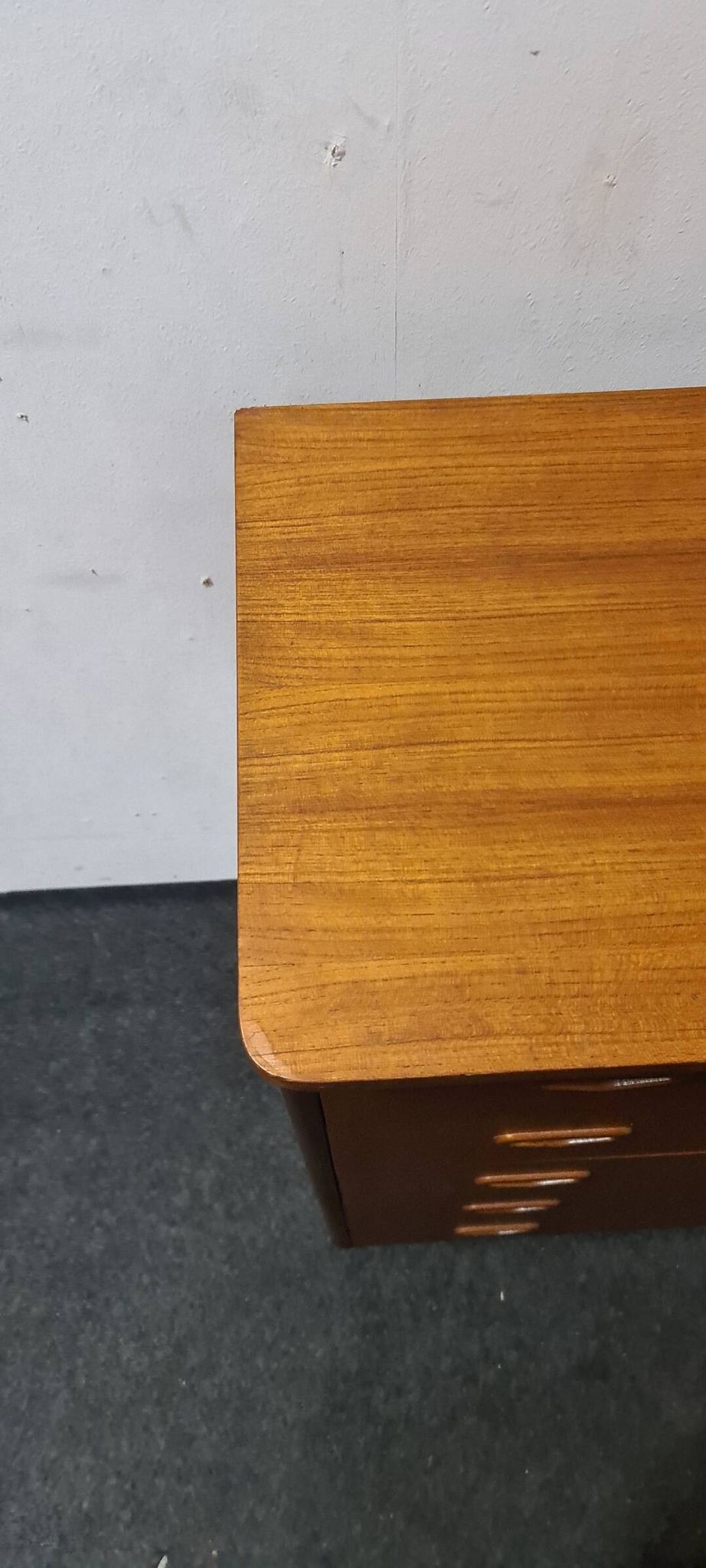 Vintage Swedish teak chest of drawers