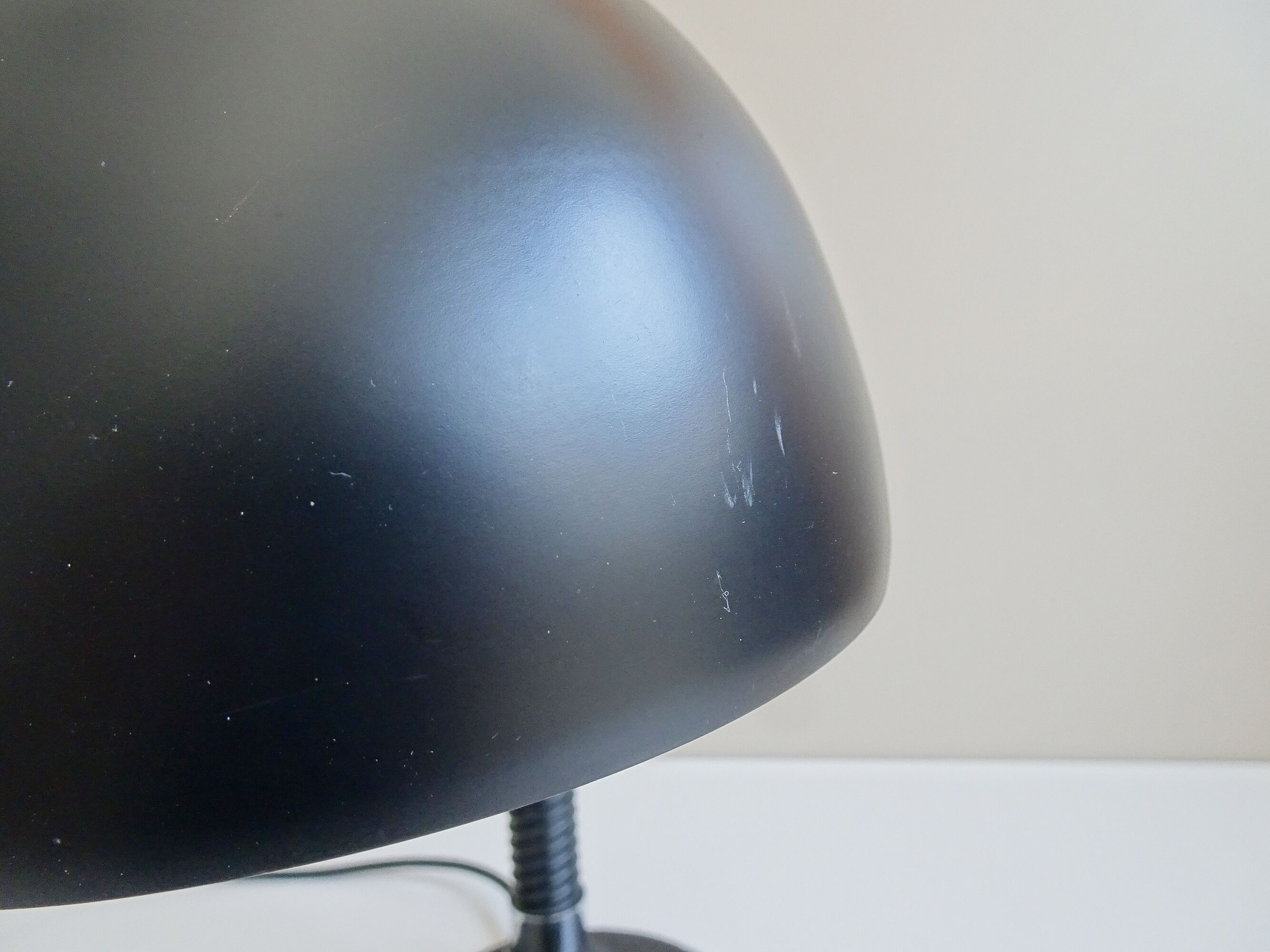 Black desk lamp from