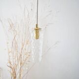 Chiseled glass suspension