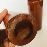 2 sandstone cups