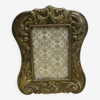 Vintage brass/bronze frame for 75 x 120 mm subject