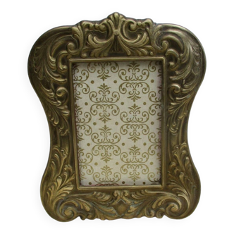 Vintage brass/bronze frame for 75 x 120 mm subject