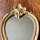 Miroir baroque doré style Louis XV taille S
