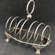 Victorian toast holder breakfast set 6 slices bread