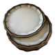 6 unalterable porcelain plates from Salins-les-Bains (Jura, France)