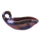 Sarreguemines fish-shaped sauceboat